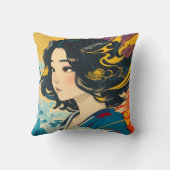 ベトナムの若い女性 クッション (裏面)