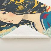 ベトナムの若い女性 シェルパブランケット (3/4)