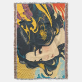 ベトナムの若い女性 スローブランケット (正面縦)