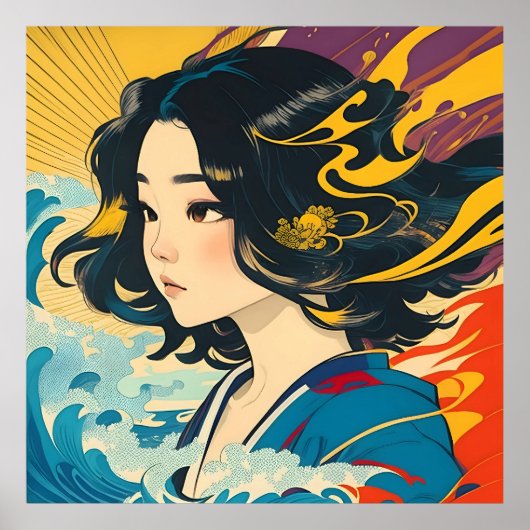 ベトナムの若い女性 ポスター (正面)