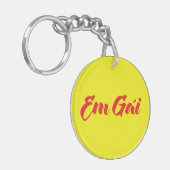 ベトナムの若い妹 - エム ガイ 〜 tiếng Việt キーホルダー (正面左)