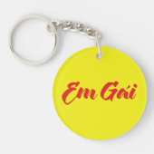 ベトナムの若い妹 - エム ガイ 〜 tiếng Việt キーホルダー (正面)