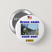 ベトナムの記念物-勇敢な精神、各自ボタン 缶バッジ (正面&裏面)