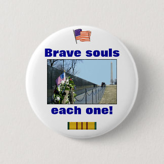 ベトナムの記念物-勇敢な精神、各自ボタン 缶バッジ