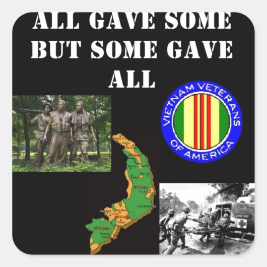 ベトナムの記憶 スクエアシール (正面)