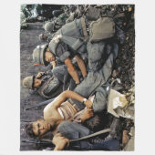 ベトナムの記憶 フリースブランケット (正面)