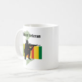 ベトナムの退役軍人のコーヒーカップ コーヒーマグカップ (正面左)