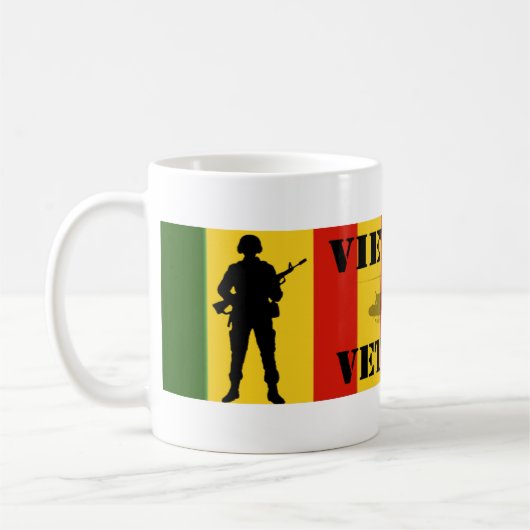 ベトナムの退役軍人のコーヒーカップ コーヒーマグカップ (左)