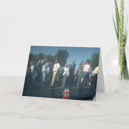 ベトナムの退役軍人の壁のWashington D.C. カード