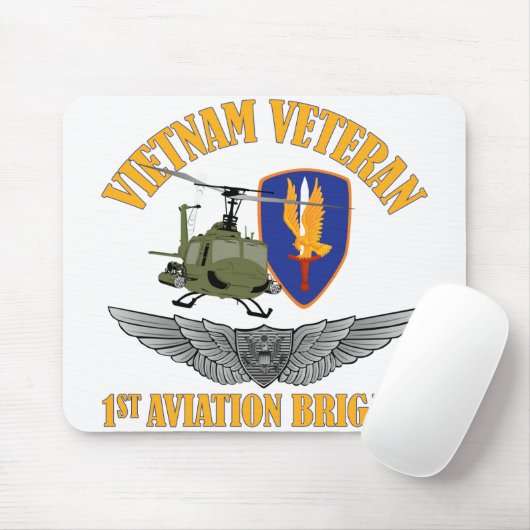 ベトナムの退役軍人の航空機乗務員の翼 マウスパッド (マウス)