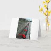 ベトナムの退役軍人の記念物の壁 カード (黄色い花)