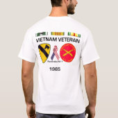 ベトナムの退役軍人1965年 Tシャツ (裏面)