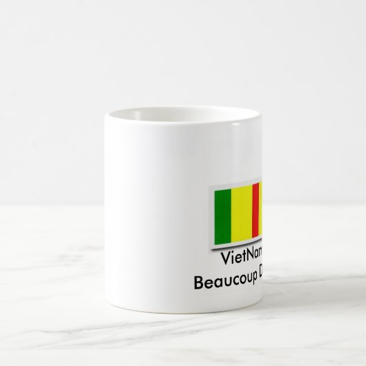 ベトナムの退役軍人Beaucoup Dinkyダウ コーヒーマグカップ (中央)