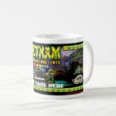 ベトナムの速いボート、あなたの名前、コーヒー・マグ コーヒーマグカップ (正面右)
