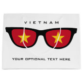 ベトナムの陰カスタムな文字及び色のギフトバッグ ラージペーパーバッグ (正面)