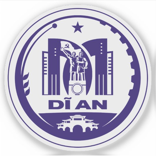 ベトナムのDcomo Anの紋章 シール (正面)