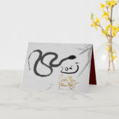 ベトナムオリジナルスネークイヤー文字2025 HGC カード (黄色い花)