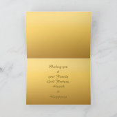 ベトナムキャットニューイヤー〔占星術の〕十二宮図誕生日カード シーズンカード (内部)