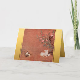 ベトナムキャットニューイヤー〔占星術の〕十二宮図誕生日カード シーズンカード