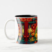 ベトナムグリーンドラゴン新年2024 2TMug1 ツートーンマグカップ (左)