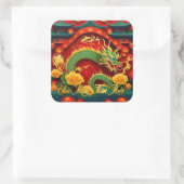 ベトナムグリーンドラゴン新年2024 SqS スクエアシール (バッグ)