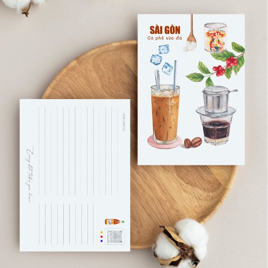 ベトナムコーヒーポストカード ポストカード