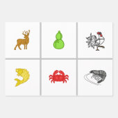 ベトナムサイコロゲームボード – 3ベッティングマット ラッピングペーパーシート (正面3)