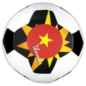 ベトナムサッカー・ベトナム国旗/BANG サッカーボール (回転)