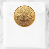 ベトナムサービスメダルステッカー ラウンドシール (バッグ)