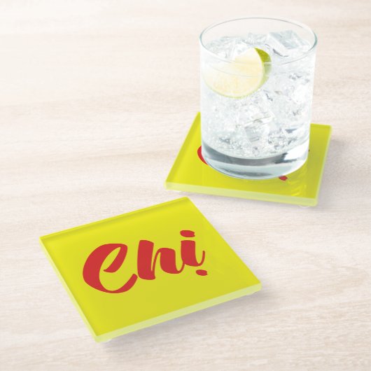 ベトナムシスター – チョンếン語ệVit ガラスコースター (アングル)