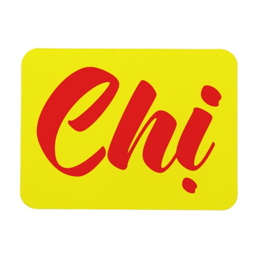 ベトナムシスター – チョンếン語ệVit マグネット (横)