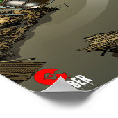 ベトナムジャーナルV1デザインポスター ポスター (角)