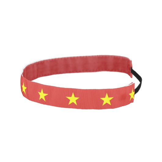 ベトナムスリップまたは滑ること国旗を持つノンヘッドバンド アスレチックヘッドバンド (右)