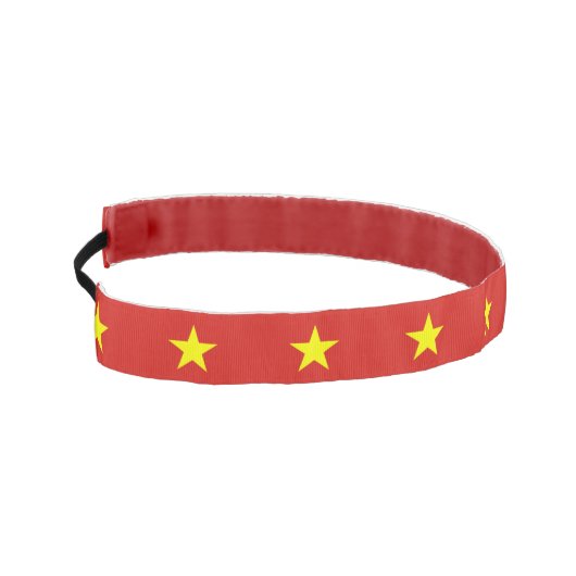 ベトナムスリップまたは滑ること国旗を持つノンヘッドバンド アスレチックヘッドバンド (左)