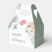 ベトナムダブルハピネス結婚牡丹 フェイバーボックス (正面サイド)