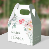 ベトナムダブルハピネス結婚牡丹 フェイバーボックス