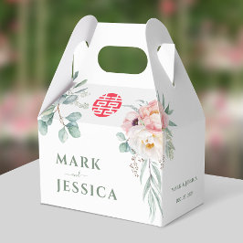 ベトナムダブルハピネス結婚牡丹 フェイバーボックス