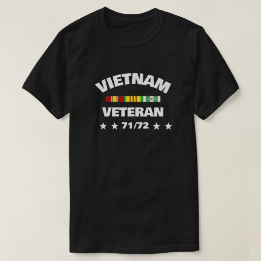 ベトナムツアーオブデューティ71-72 Tシャツ (デザイン正面)