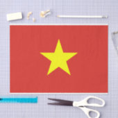 ベトナムティッシュペーパー国旗 薄葉紙 (クラフト)