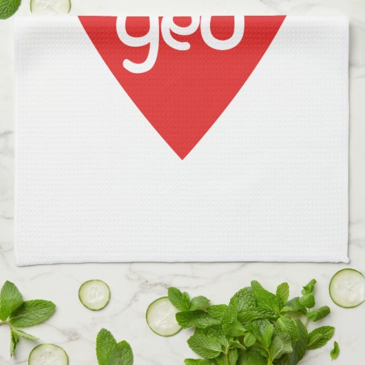 ベトナムバレンタイン♥ラブイェウ♥アジアワードプレイ キッチンタオル (折り畳み)