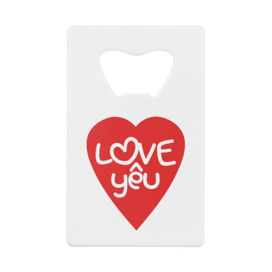 ベトナムバレンタイン♥ラブイェウ♥アジアワードプレイ クレジットカード栓抜き (正面)