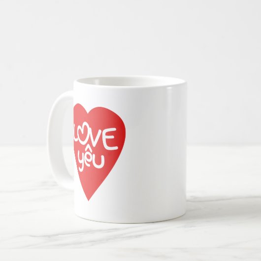 ベトナムバレンタイン♥ラブイェウ♥アジアワードプレイ コーヒーマグカップ (正面左)