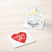 ベトナムバレンタイン♥ラブイェウ♥アジアワードプレイ スクエアペーパーコースター (インサイチュ)