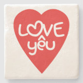 ベトナムバレンタイン♥ラブイェウ♥アジアワードプレイ ストーンコースター (正面)
