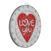 ベトナムバレンタイン♥ラブイェウ♥アジアワードプレイ ダーツボード (正面左)