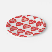 ベトナムバレンタイン♥ラブイェウ♥アジアワードプレイ ペーパープレート (アングル)