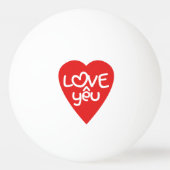 ベトナムバレンタイン♥ラブイェウ♥アジアワードプレイ 卓球ボール (裏面)