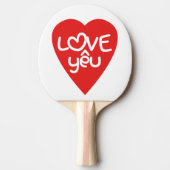 ベトナムバレンタイン♥ラブイェウ♥アジアワードプレイ 卓球ラケット (正面)