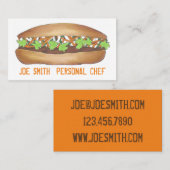 ベトナムバンミサンドイッチパーソナルシェフフード 名刺 (正面/裏面)