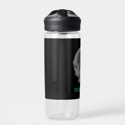 ベトナムフィットネスとベトナムの武器のコート/旗 ウォーターボトル (正面)